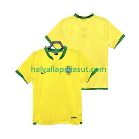 Jalkapallo Pelipaidat/Peliasut Brasilia 2006 Retro Kotipaita Lyhythihainen